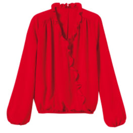 770 RTW/ 60855SPF545 /Blouse Red/ 38