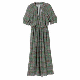 770 RTW/ 60990PRBH65 /Long dress Grey/Green/ 36