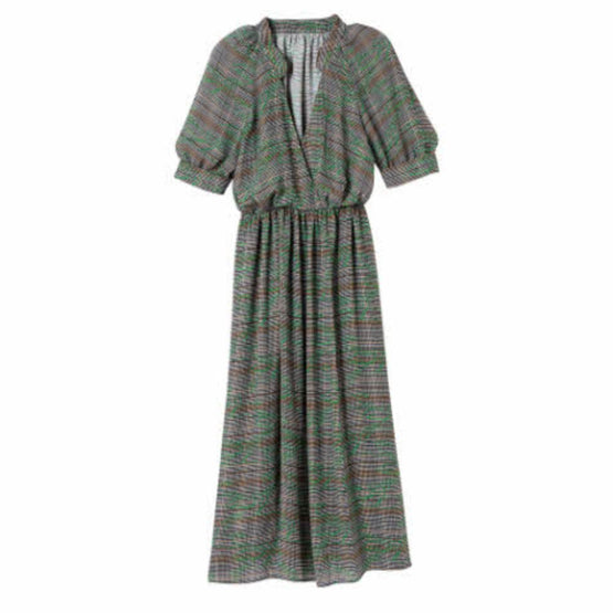 770 RTW/ 60990PRBH65 /Long dress Grey/Green/ 36