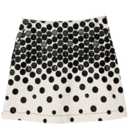 770 RTW/ 61030POC405 /Skirt Black/Beige/ 36