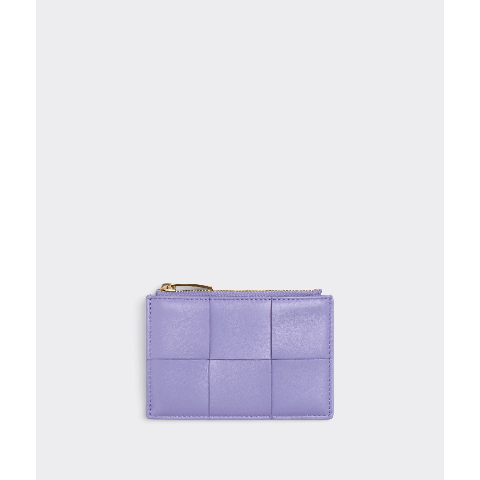 ZIPPED CARD CASE - WISTERIA-GOLD