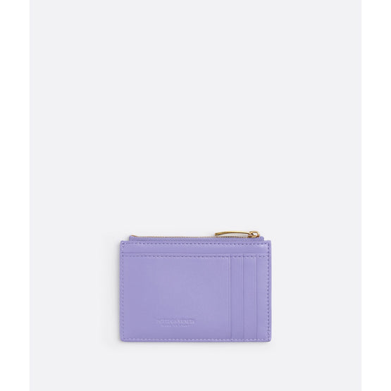 ZIPPED CARD CASE - WISTERIA-GOLD