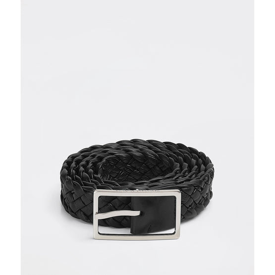 PADDED INTRECCIO - BLACK-SILVER.