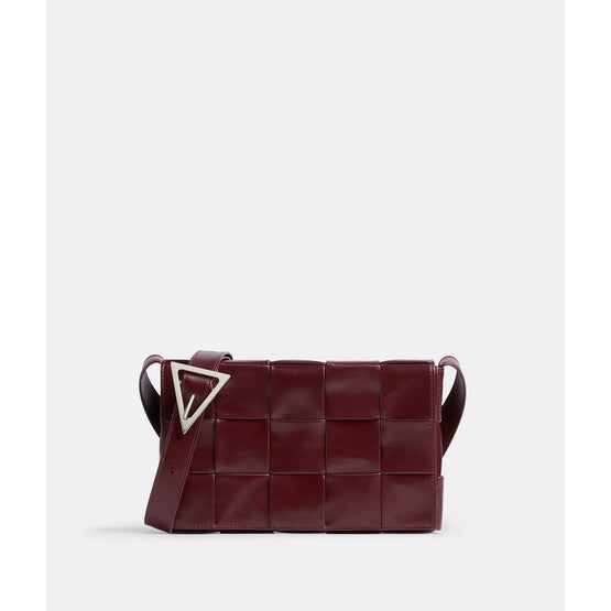 CASSETTE PAPER CALF - BAROLO-SILVER