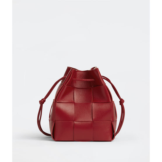 SMALL BUCKET CASSETTE - DARK RED-GOLD