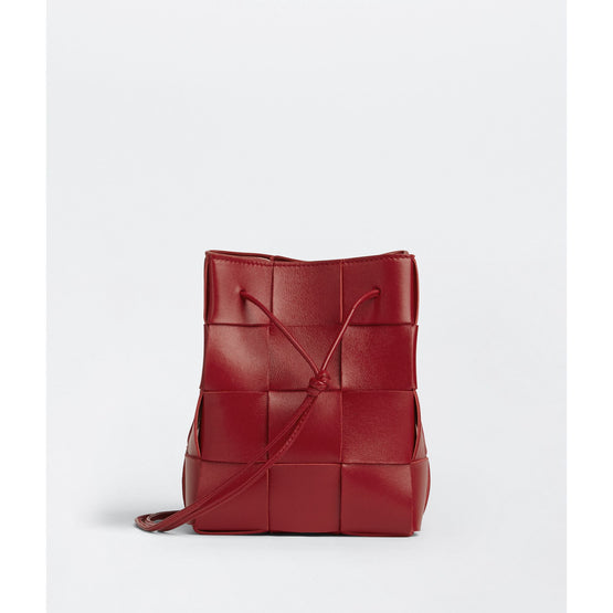 SMALL BUCKET CASSETTE - DARK RED-GOLD