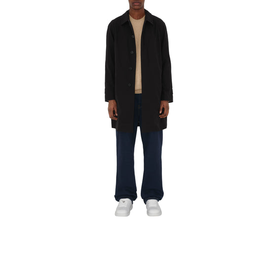 미드 렝스 라이트 캠던 카 코트-BLACK