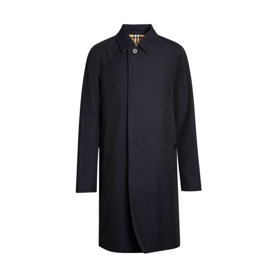 미드 렝스 캠던 헤리티지 카 코트-BLUE CARBON