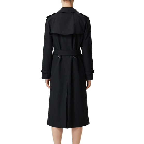 롱 워털루 헤리티지 트렌치코트-BLACK