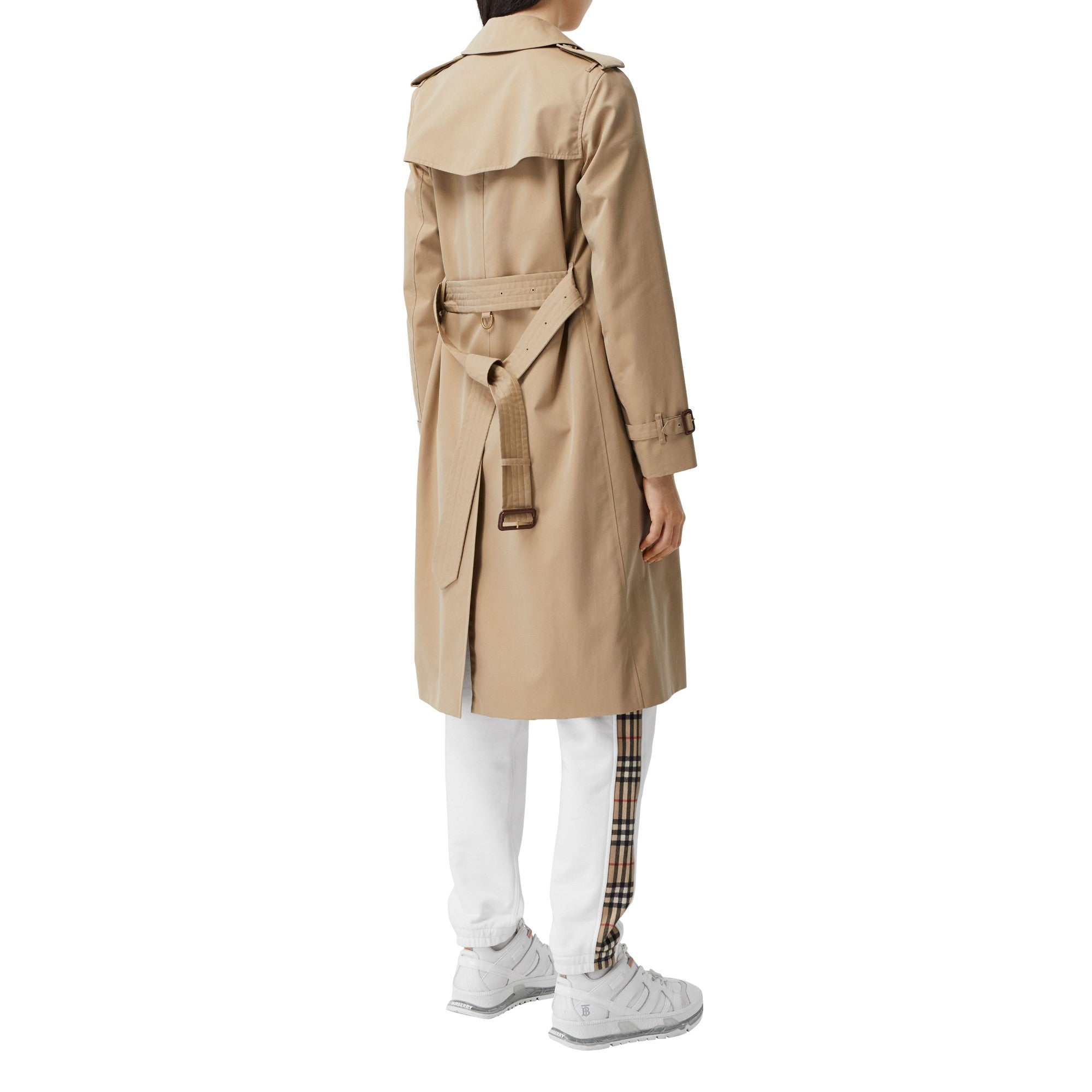 롱 켄징턴 헤리티지 트렌치코트-HONEY