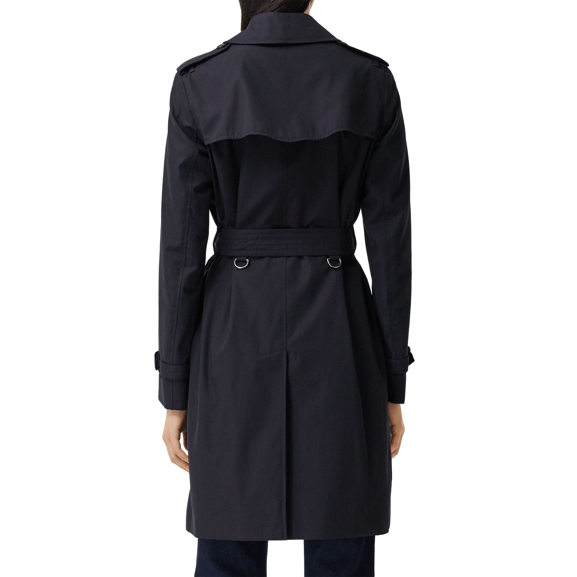 미드 렝스 켄징턴 헤리티지 트렌치코트-MIDNIGHT