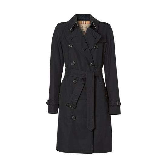 미드 렝스 켄징턴 헤리티지 트렌치코트-MIDNIGHT