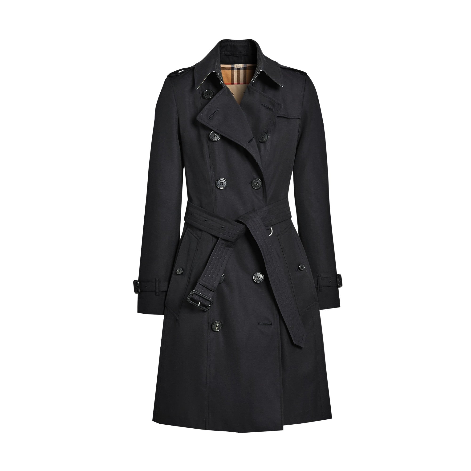 미드 렝스 첼시 헤리티지 트렌치코트-MIDNIGHT