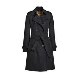 미드 렝스 첼시 헤리티지 트렌치코트-MIDNIGHT