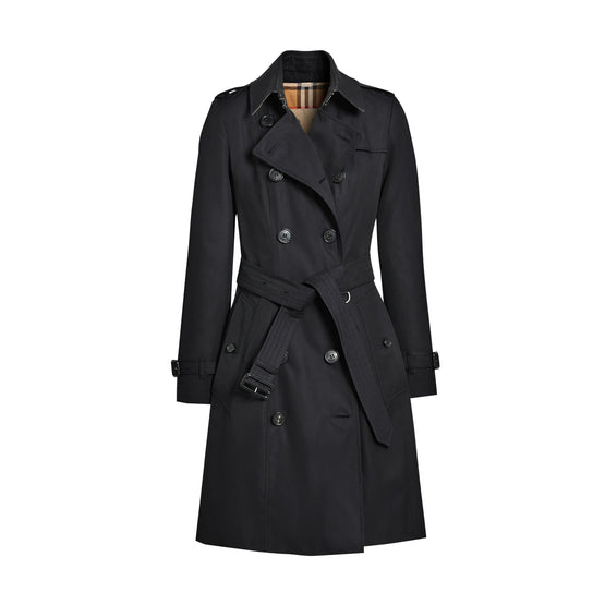 미드 렝스 첼시 헤리티지 트렌치코트-MIDNIGHT