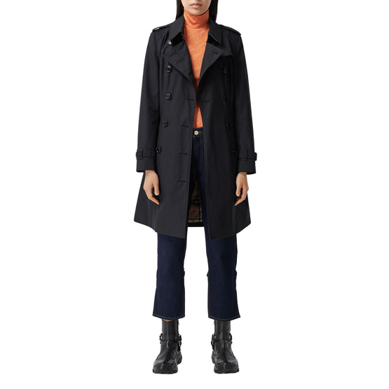 미드 렝스 첼시 헤리티지 트렌치코트-MIDNIGHT