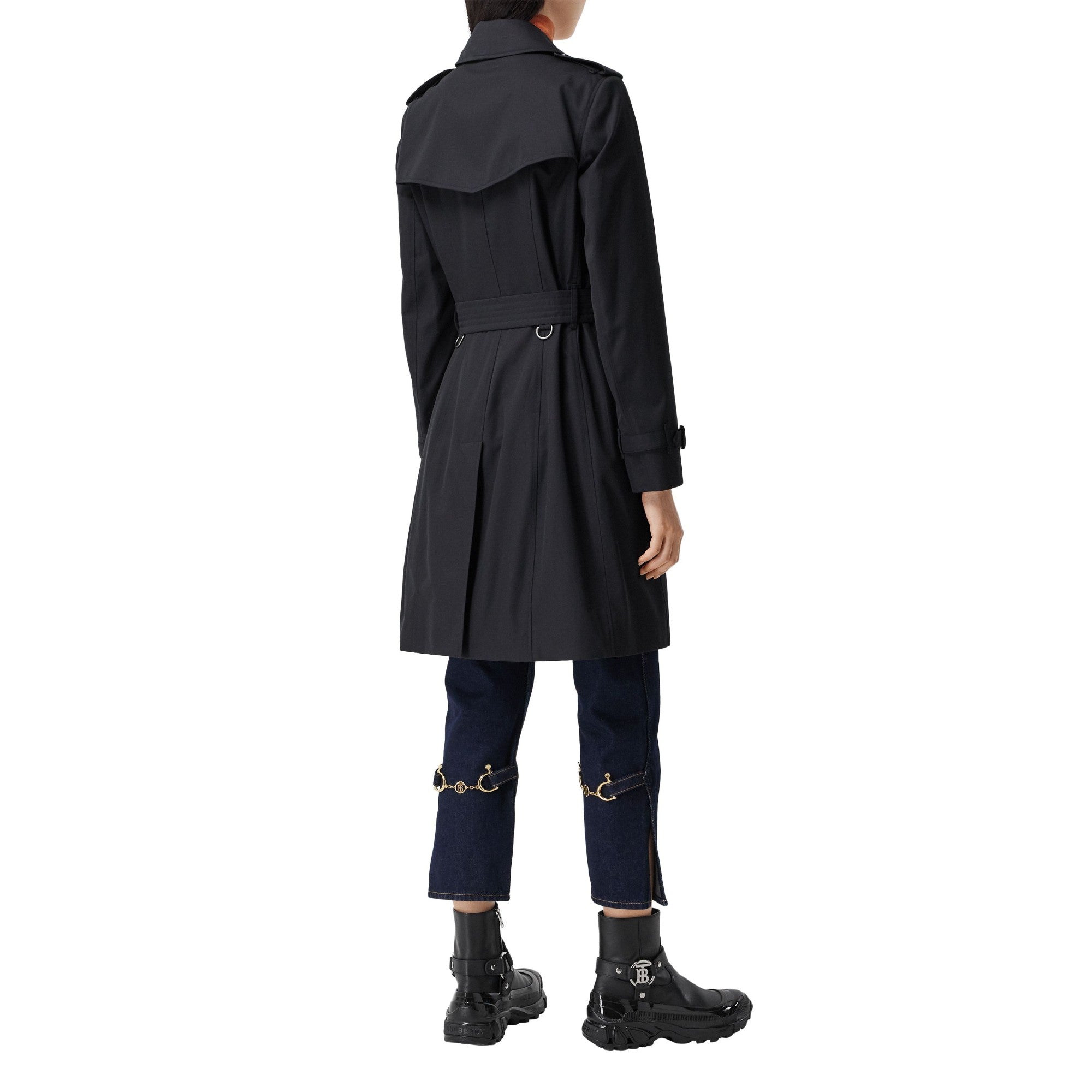 미드 렝스 첼시 헤리티지 트렌치코트-MIDNIGHT