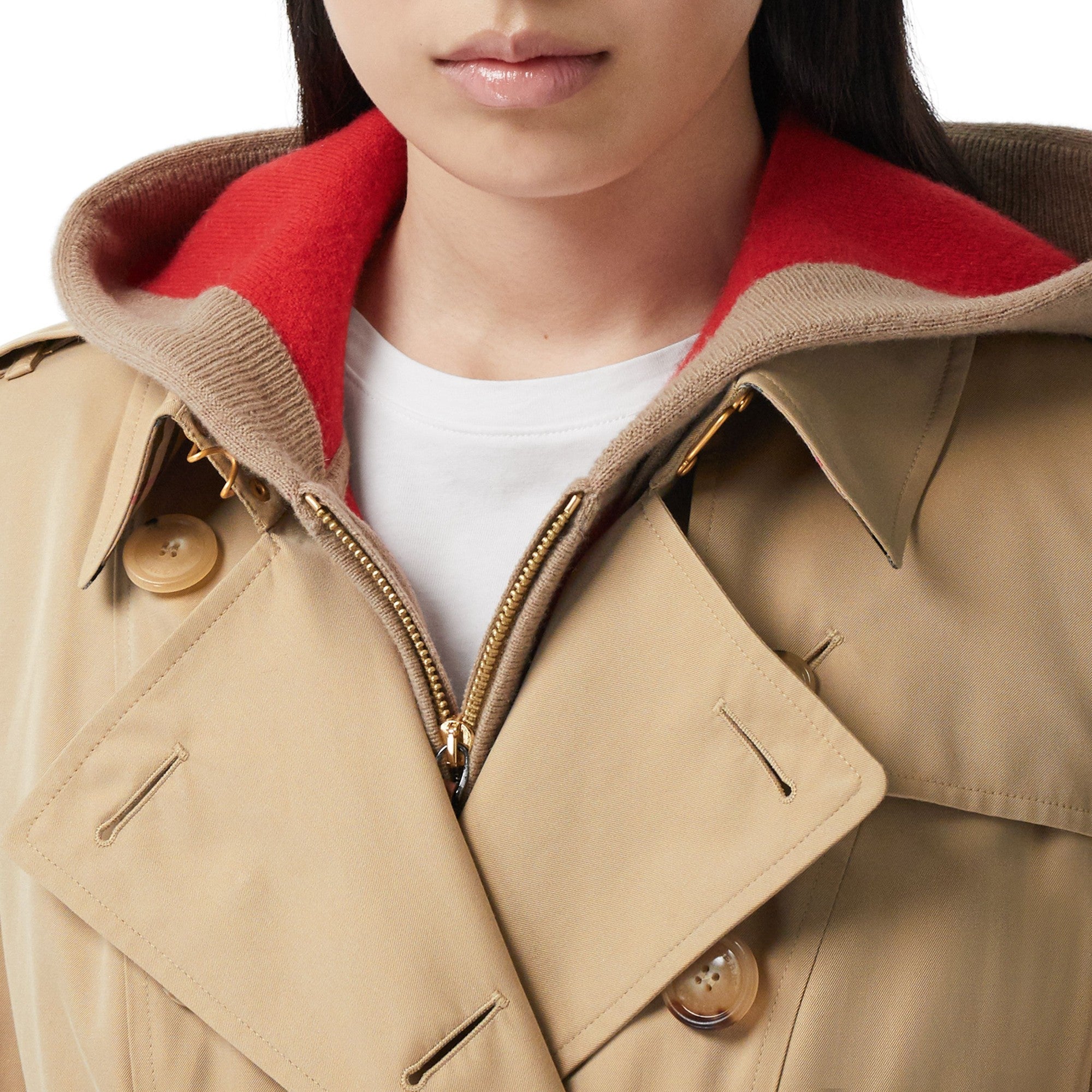 첼시 - 롱 헤리티지 트렌치코트-HONEY