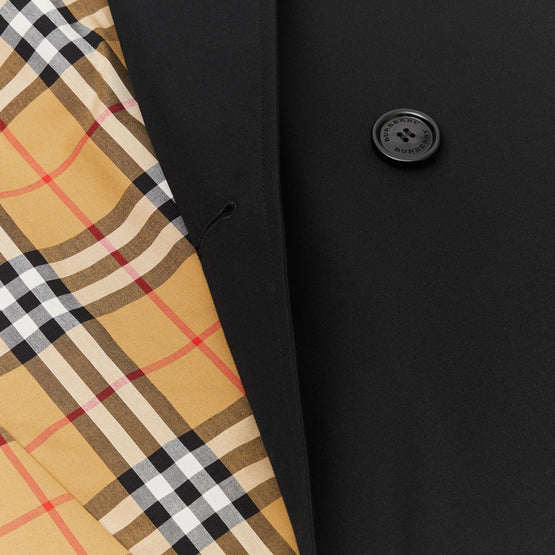 켄징턴 - 롱 헤리티지 트렌치코트-BLACK