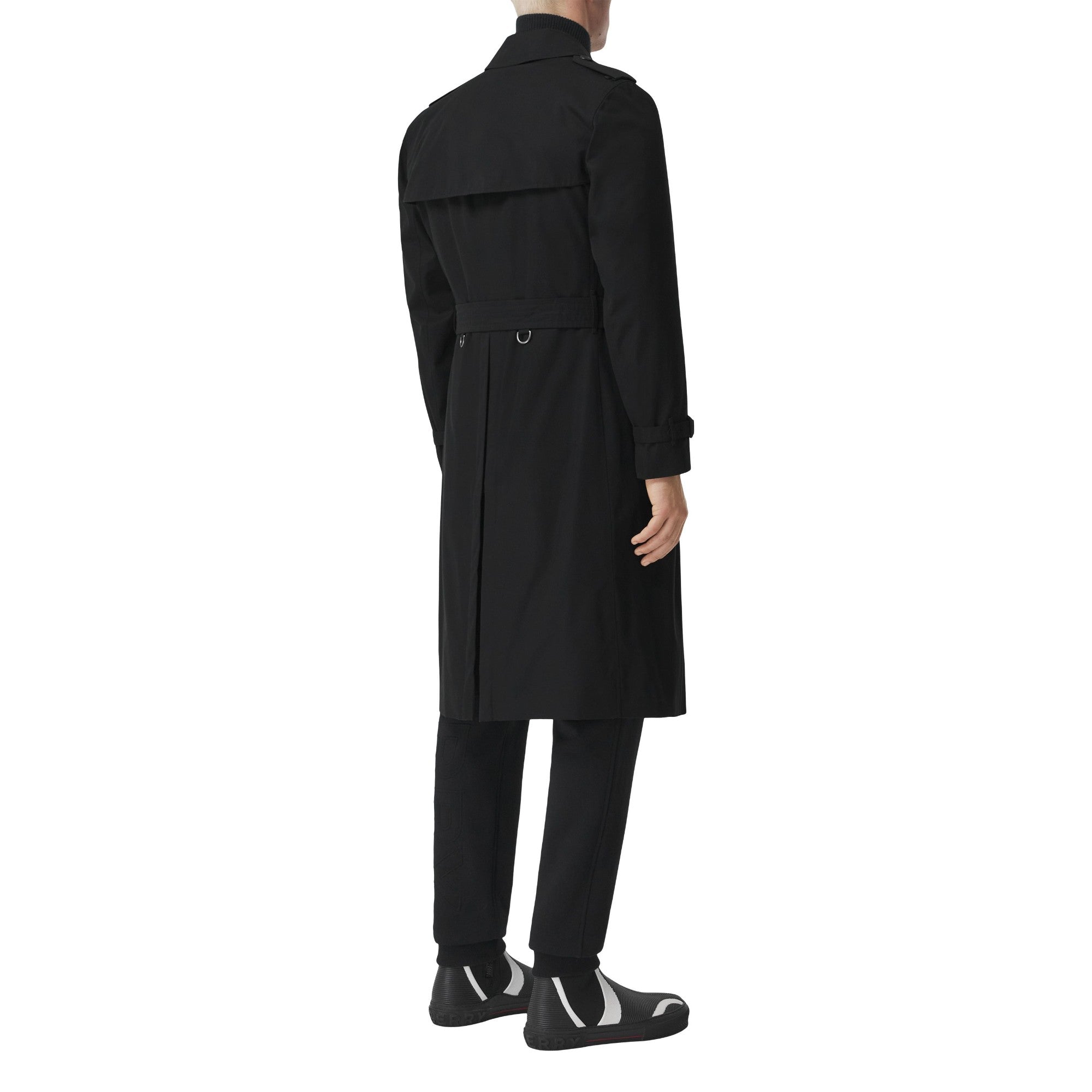 켄징턴 - 롱 헤리티지 트렌치코트-BLACK