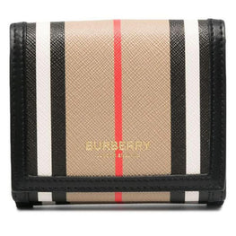 아이콘 스트라이프 디테일의 반 지갑