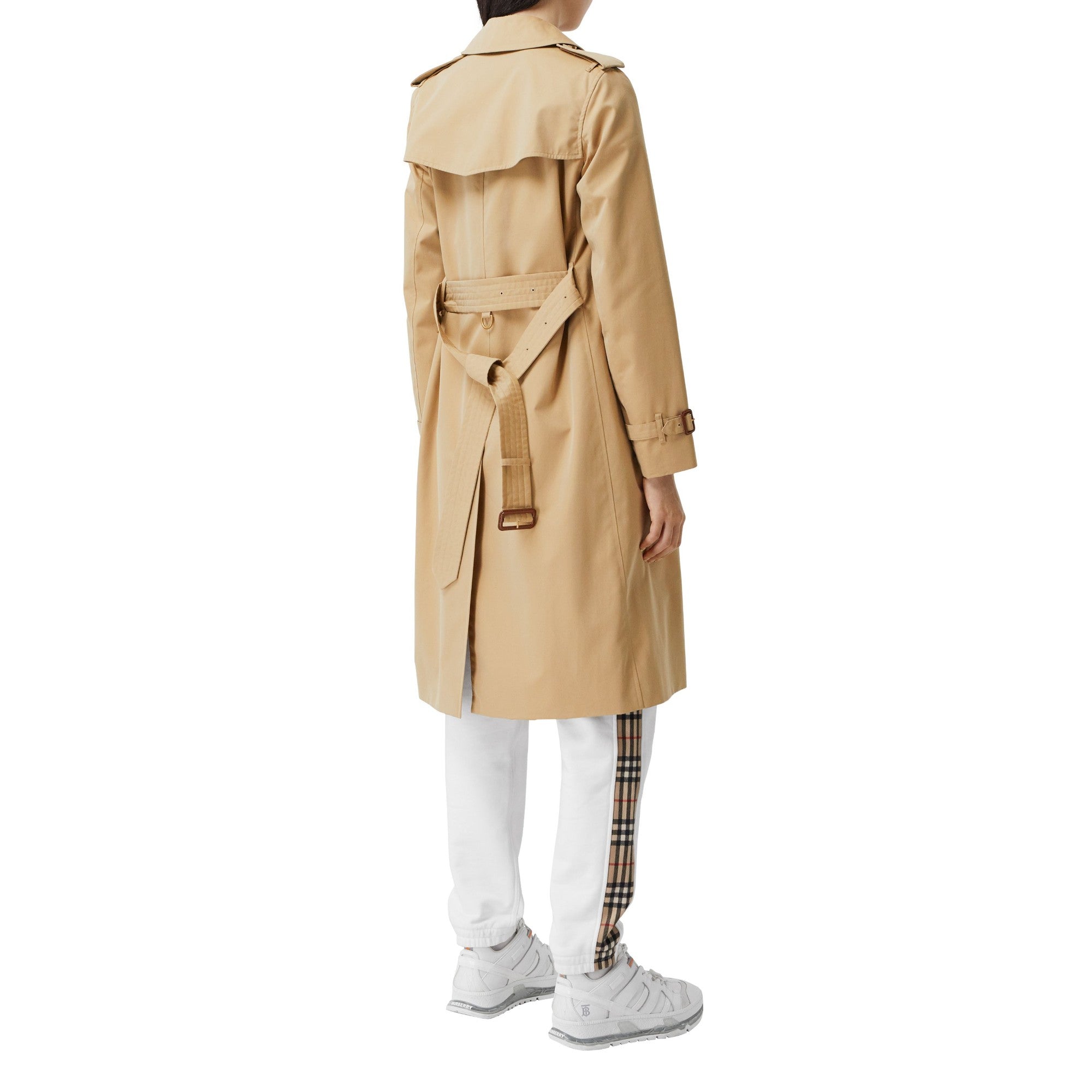 롱 켄징턴 헤리티지 트렌치코트-HONEY
