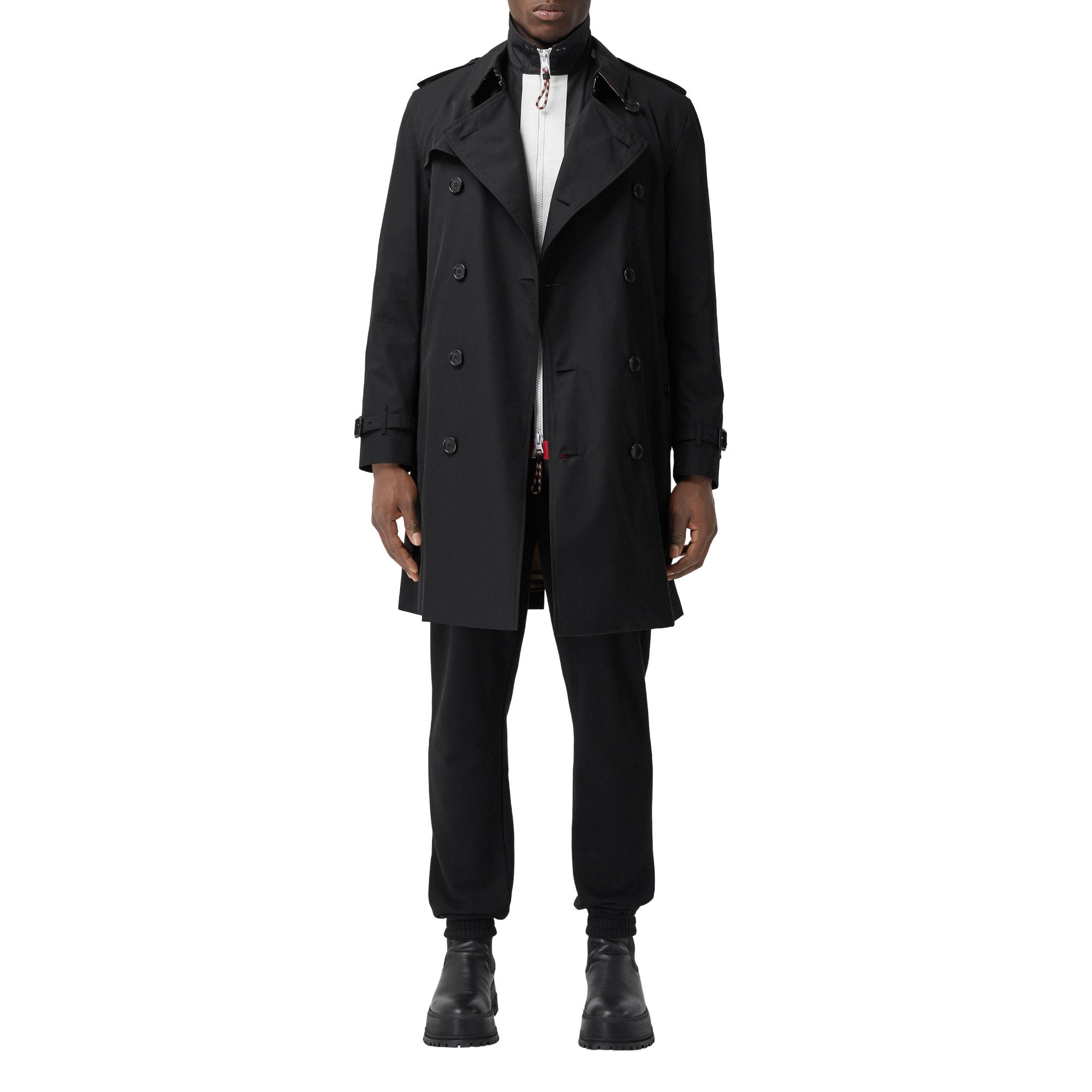 켄징턴 헤리티지 트렌치코트-BLACK