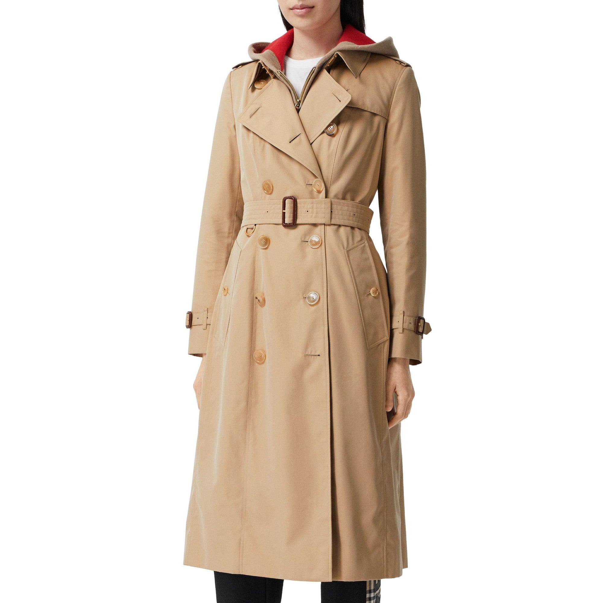 첼시 - 롱 헤리티지 트렌치코트-HONEY