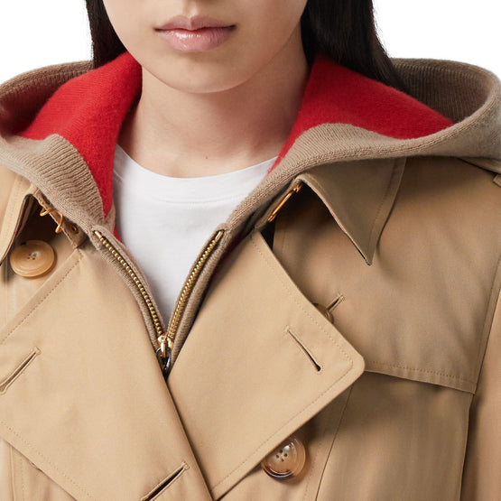 첼시 - 롱 헤리티지 트렌치코트-HONEY