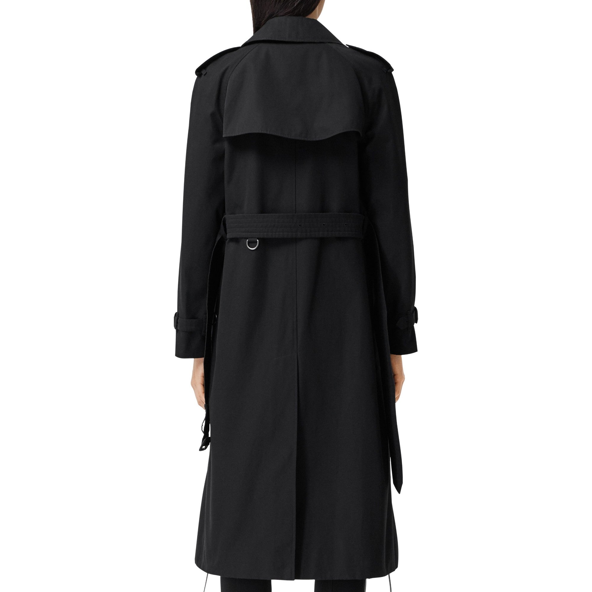 롱 워털루 헤리티지 트렌치코트-BLACK