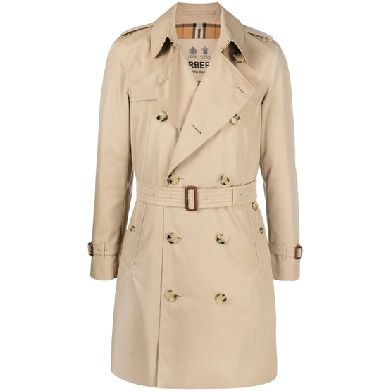 미드 렝스 켄징턴 헤리티지 트렌치코트-HONEY