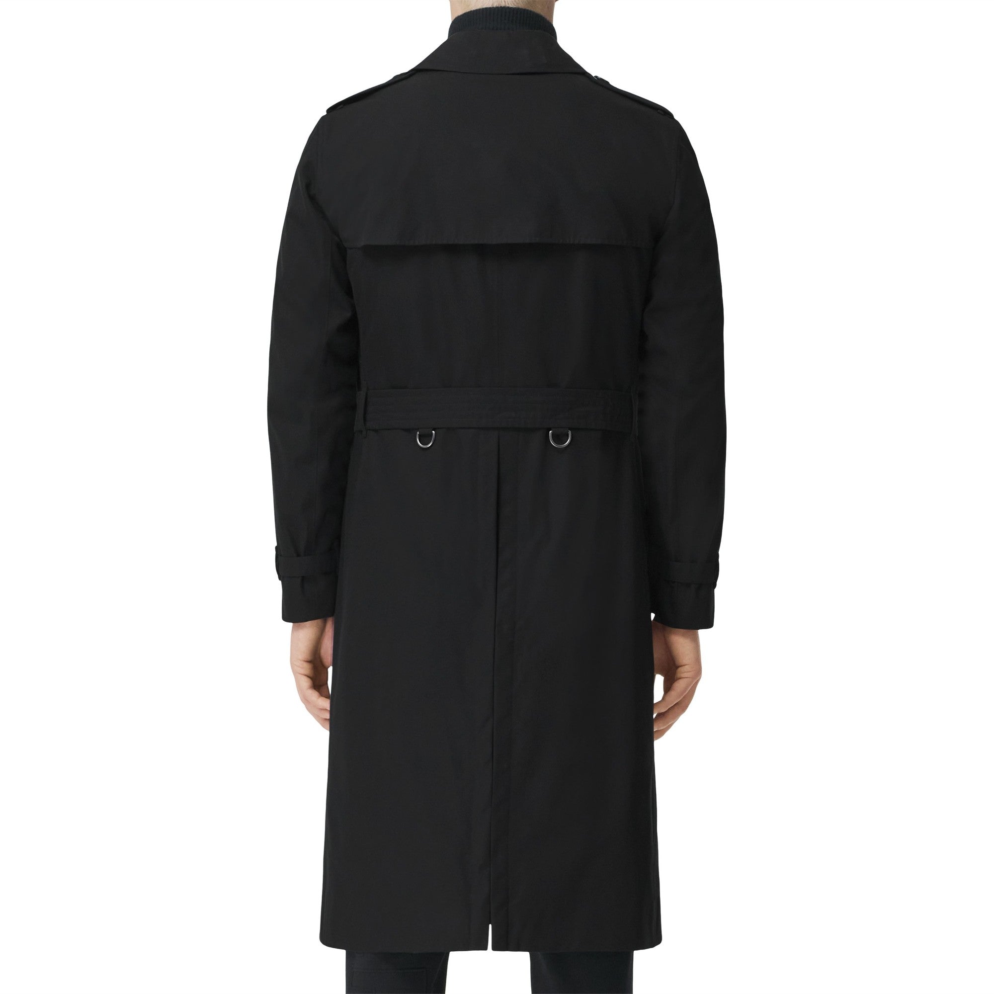 켄징턴 - 롱 헤리티지 트렌치코트-BLACK