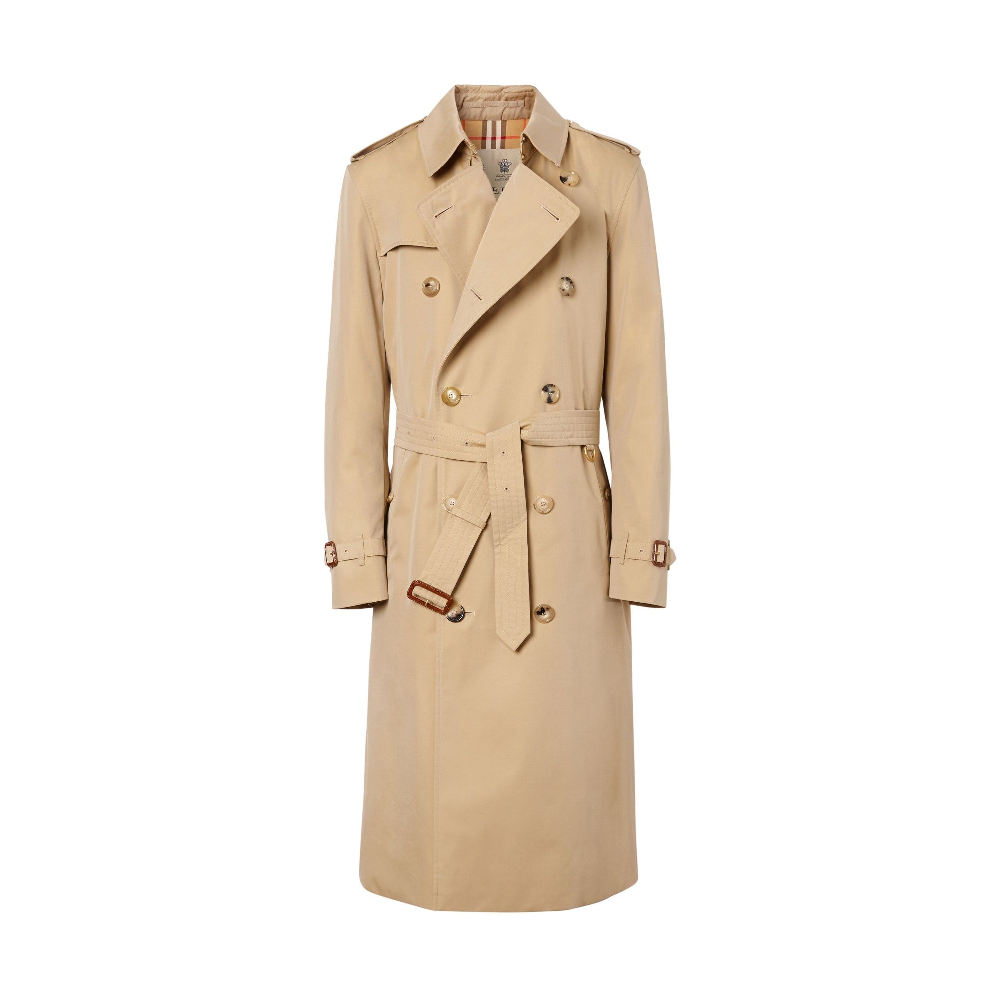 켄징턴 - 롱 헤리티지 트렌치코트-HONEY