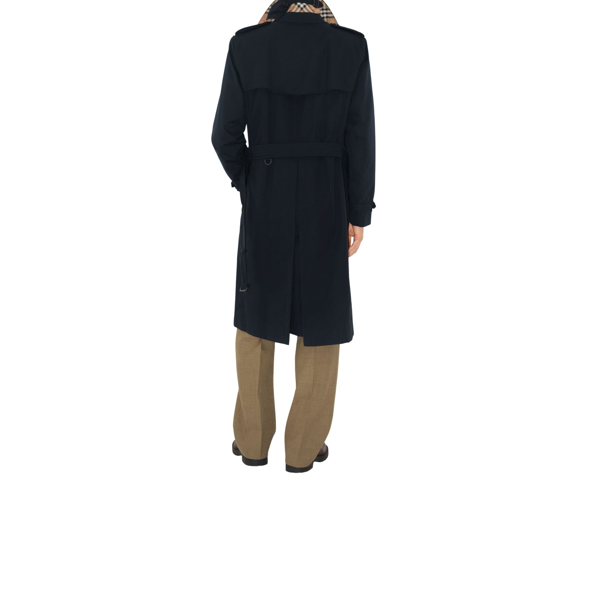 롱 켄징턴 헤리티지 트렌치코트-COAL BLUE