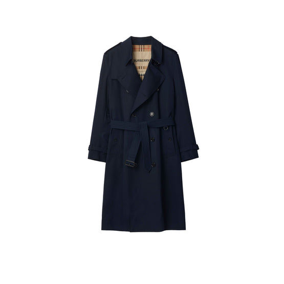 롱 켄징턴 헤리티지 트렌치코트-COAL BLUE