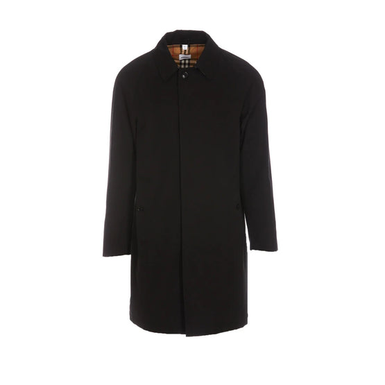 미드 렝스 캠던 카 코트-BLACK