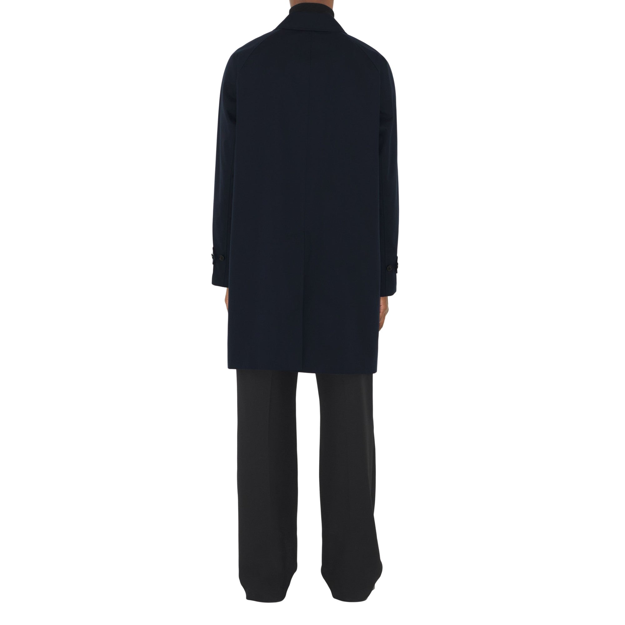 미드 렝스 캠던 카 코트-BLUE CARBON