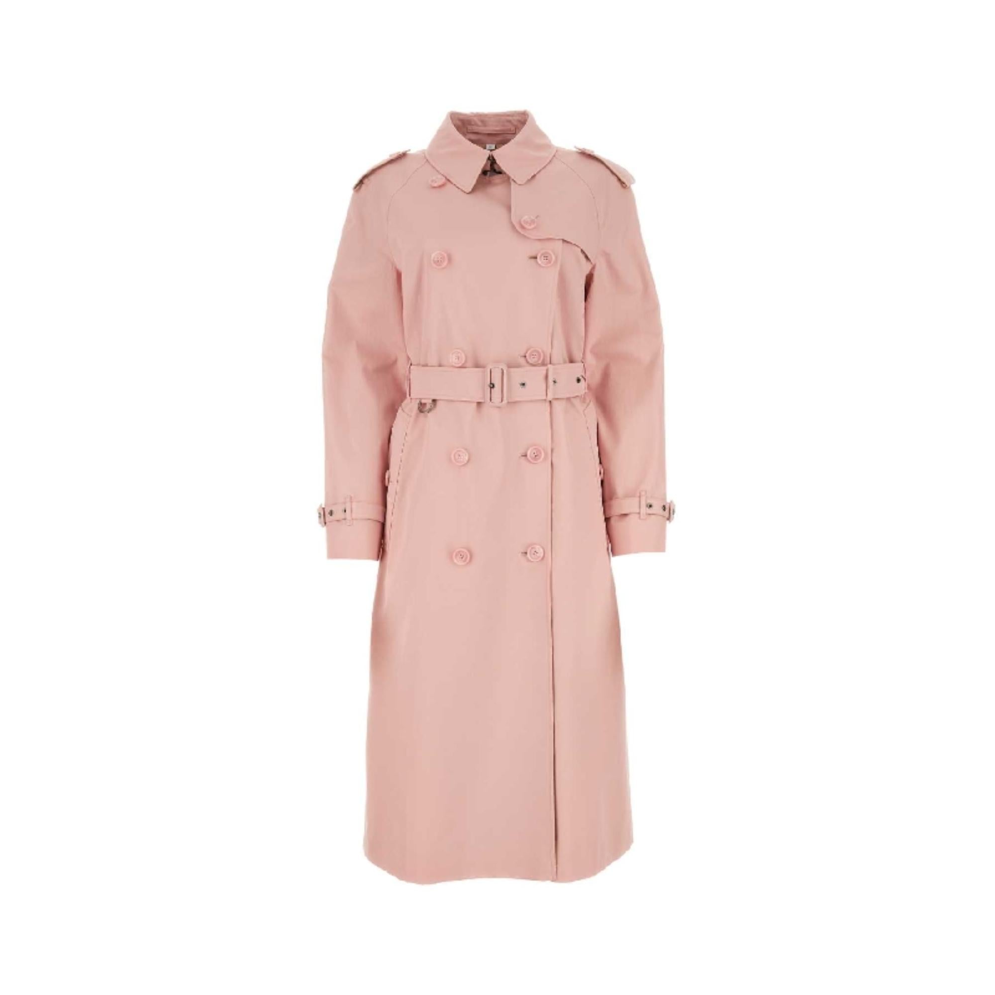 롱 컨트라스트 라펠 트렌치코트