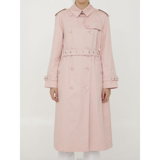 롱 컨트라스트 라펠 트렌치코트