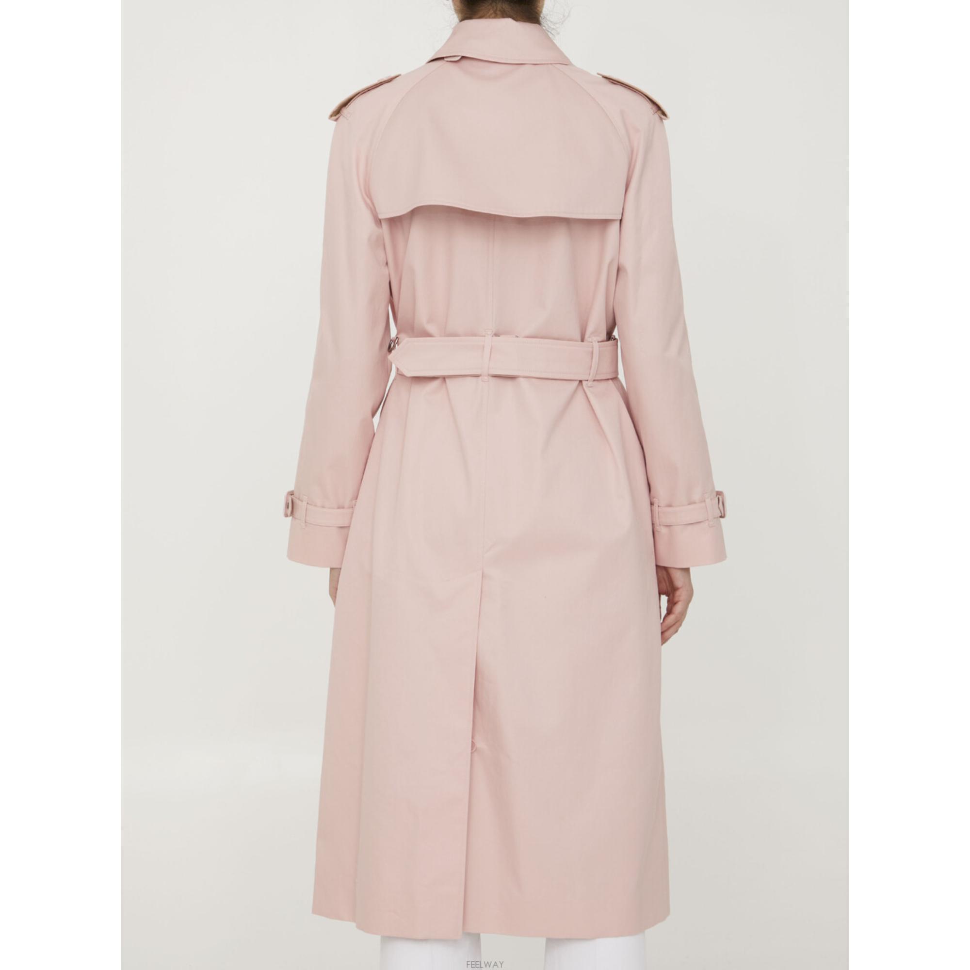 롱 컨트라스트 라펠 트렌치코트