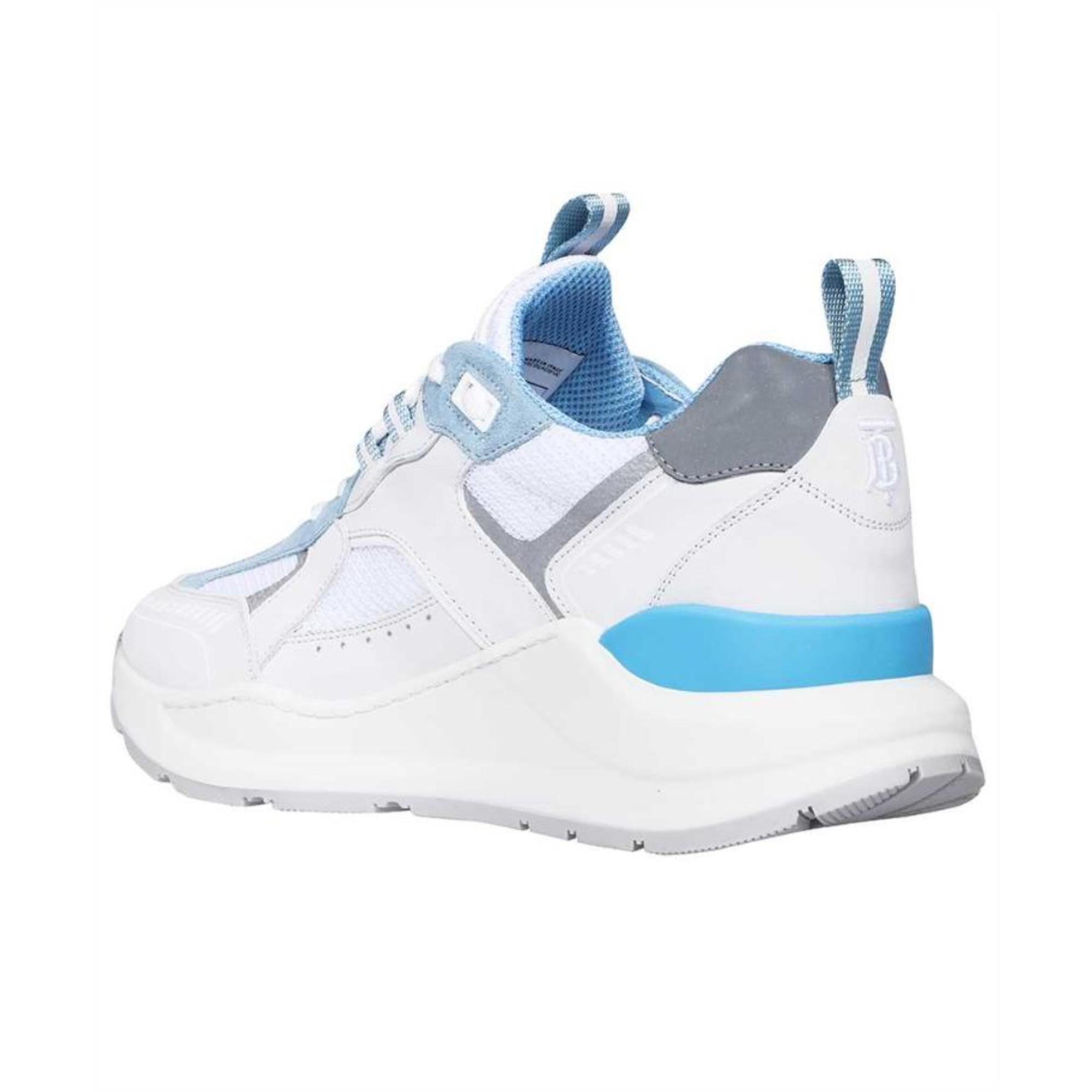 레더 스웨이드 메시 스니커즈