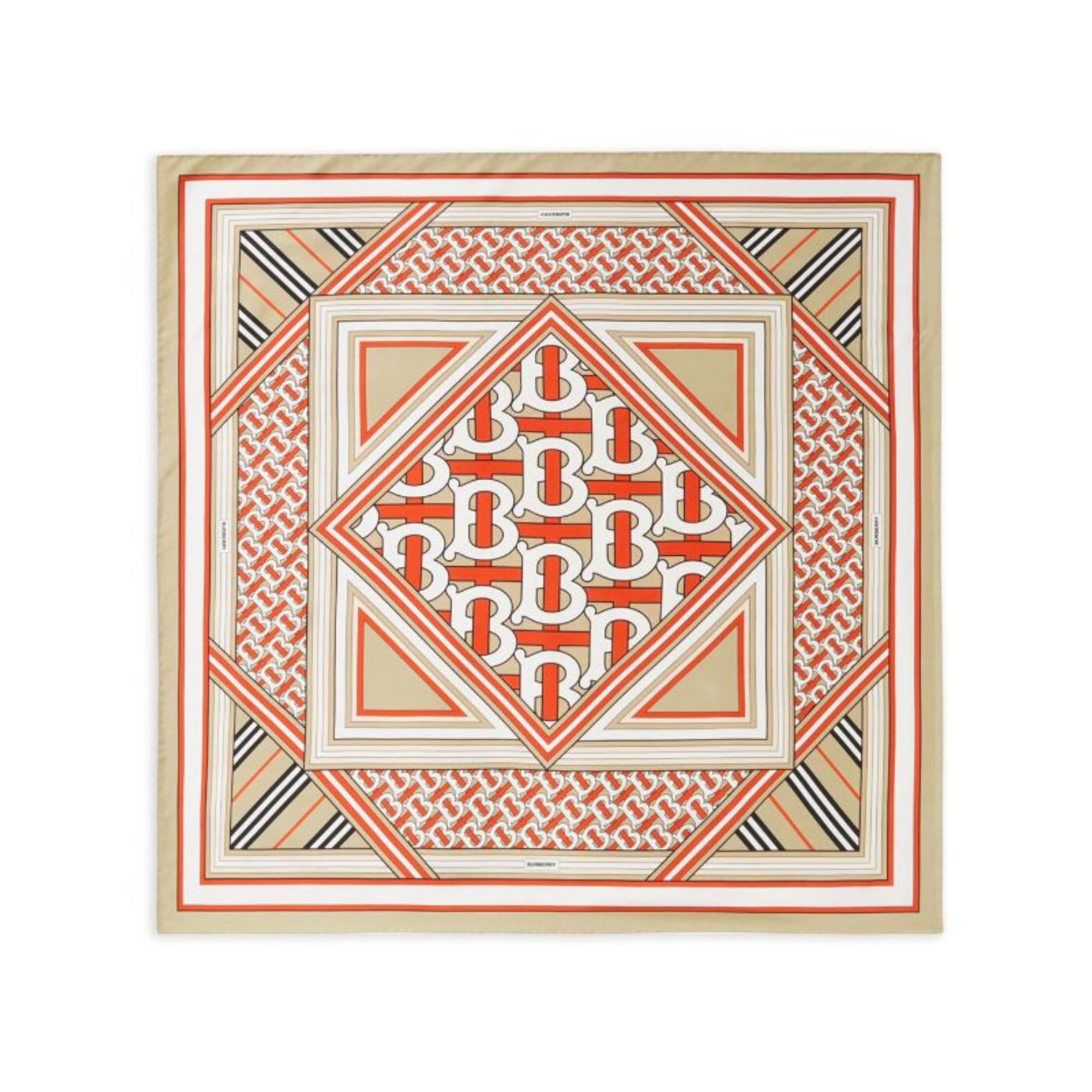 몽타주 실크 스카프