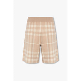 체크 울 실크 자카드