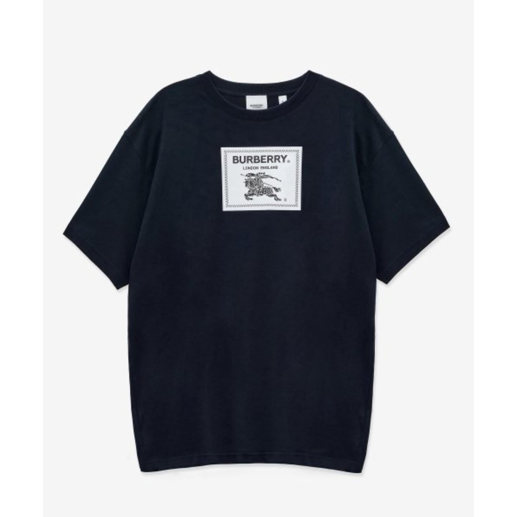 프로섬 라벨 코튼 티셔츠