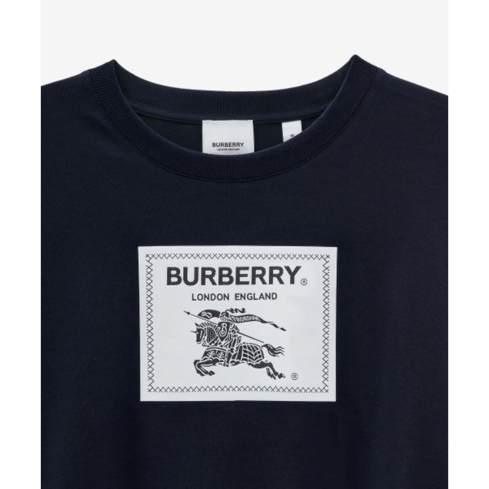 프로섬 라벨 코튼 티셔츠