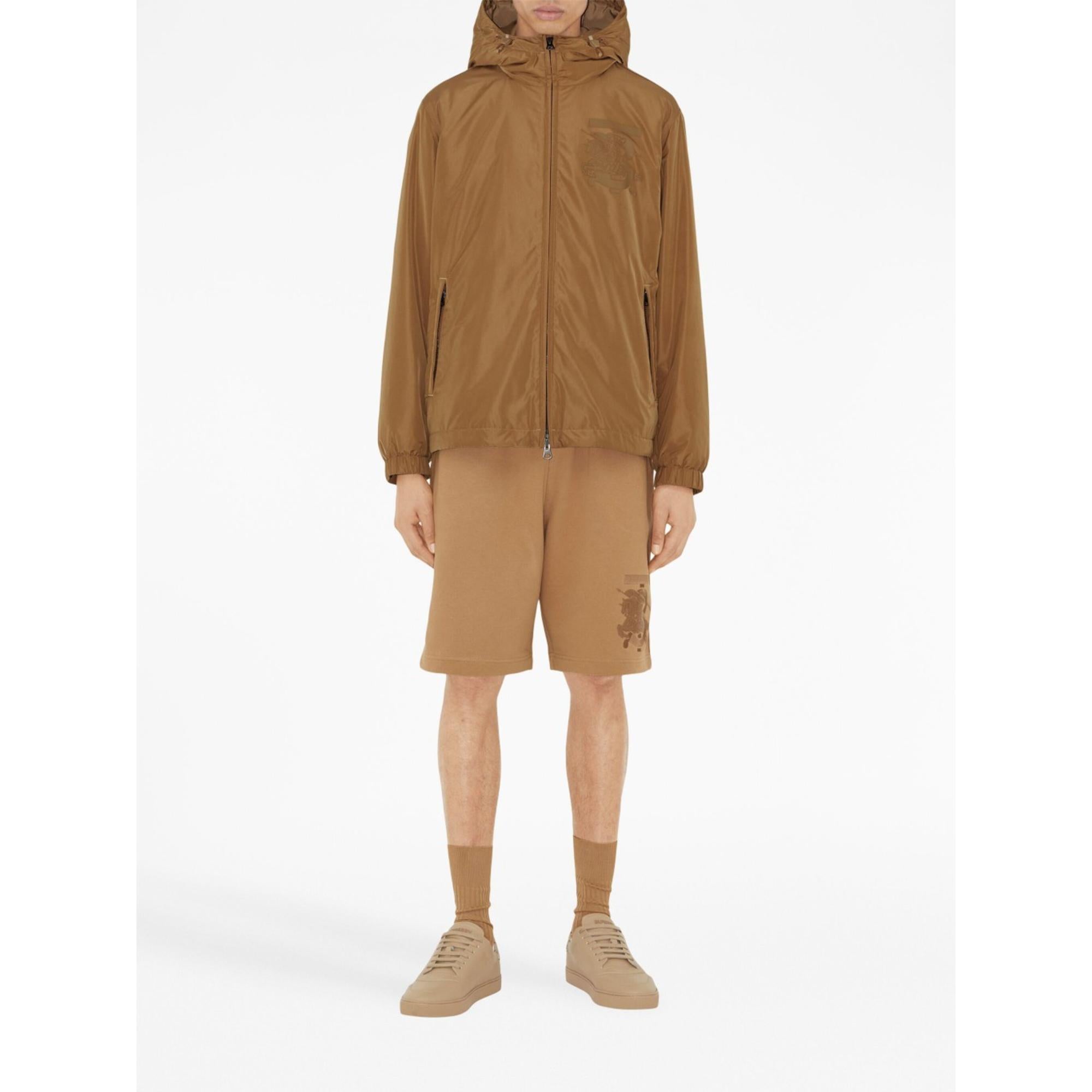 모노그램 EKD 셰이프 메모리 태피터 후드 재킷