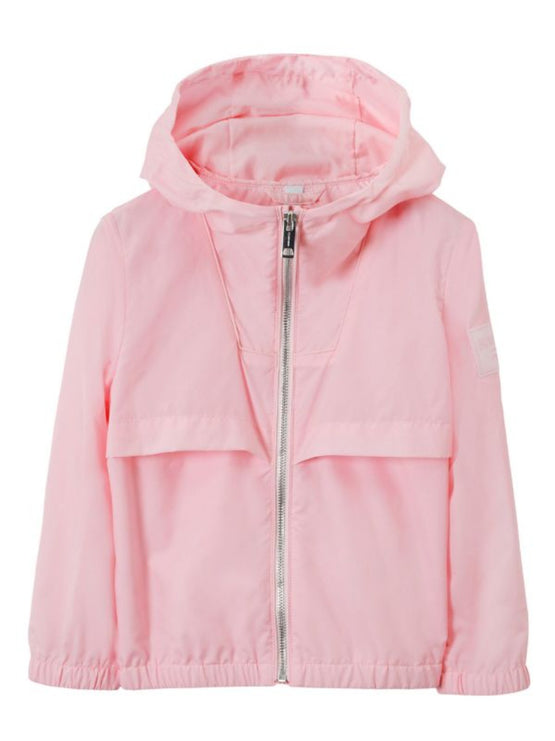 호스페리 모티프 나일론 블렌드 후드 재킷