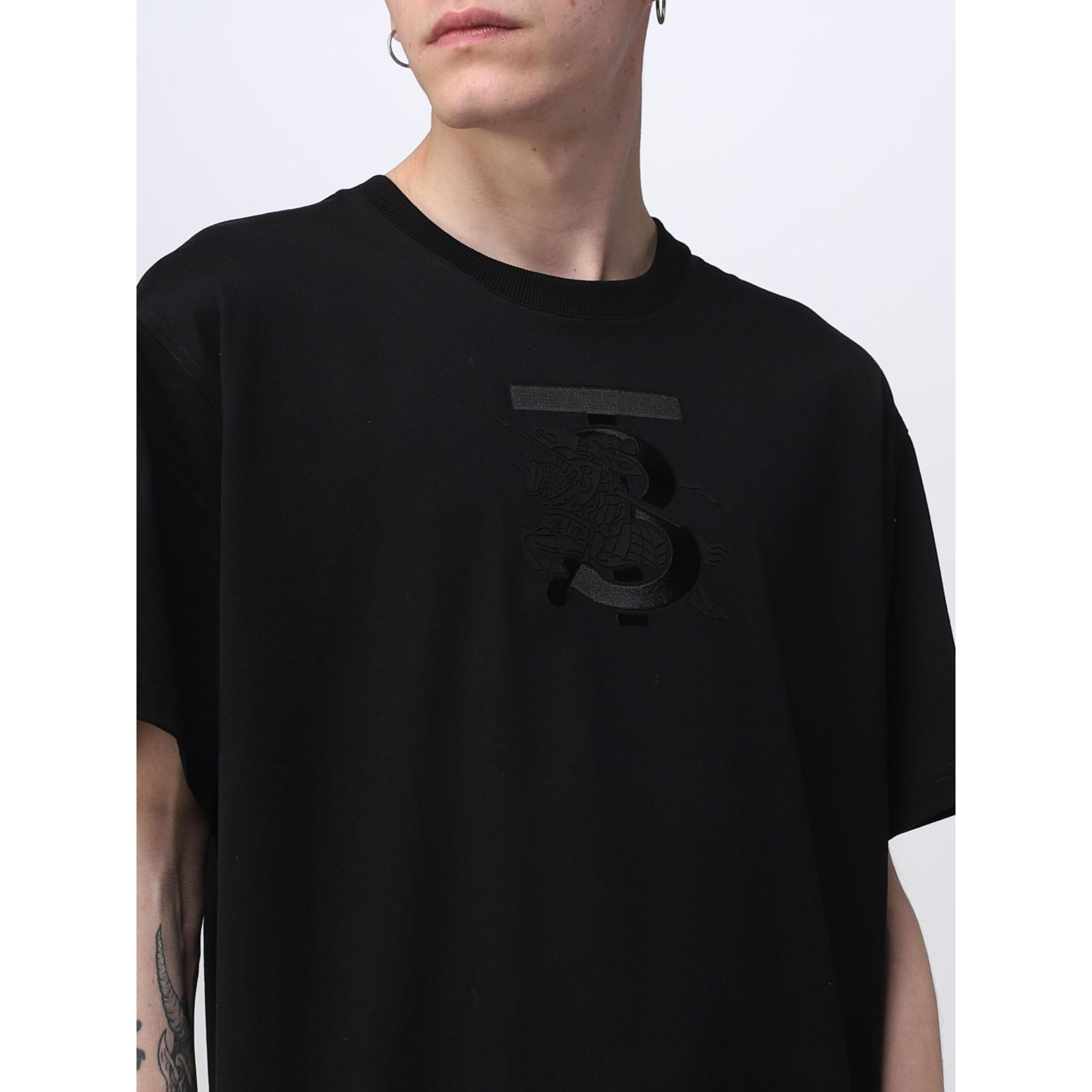 엠브로이더리 모노그램 EKD 코튼 티셔츠