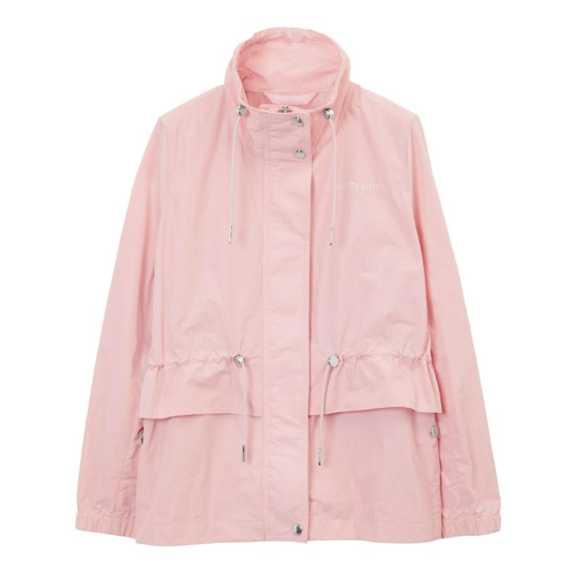 코튼 블렌드 퍼넬넥 재킷