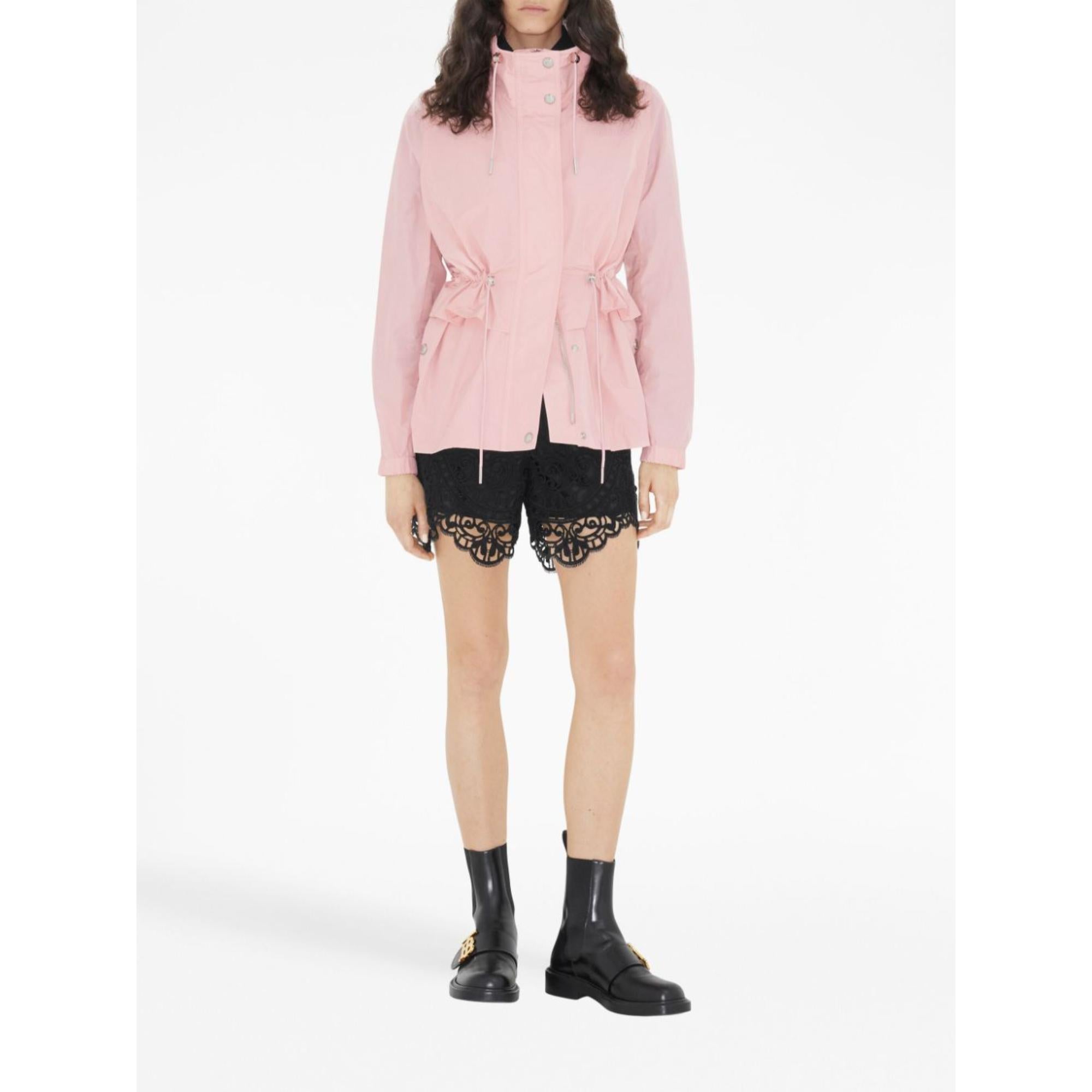 코튼 블렌드 퍼넬넥 재킷